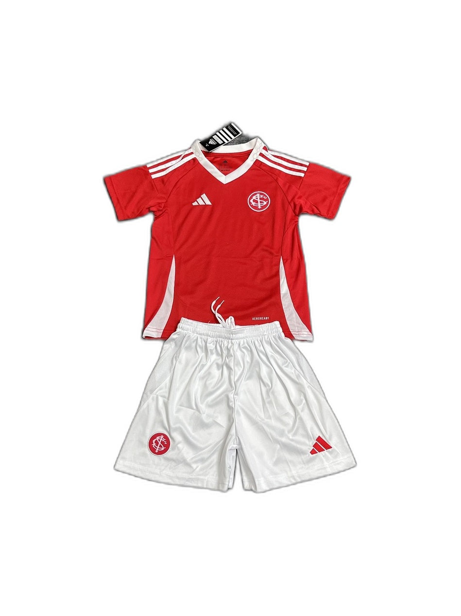 Camisa 2025-26 Internacional Home Infantil frente fundo branco