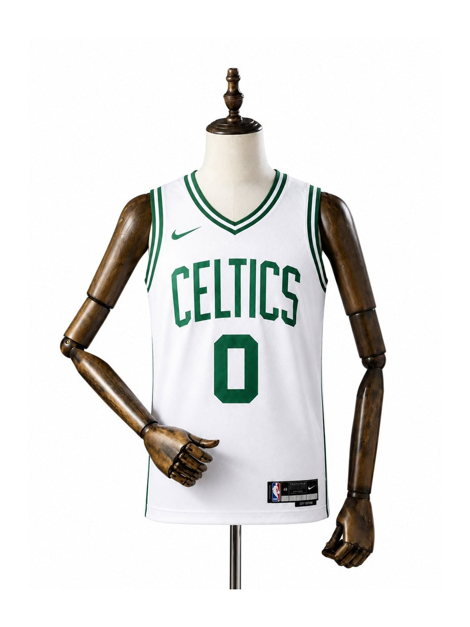 Camiseta NBA Boston Celtics - 2ª Camisa (Away) frente manequim fundo branco padronizada