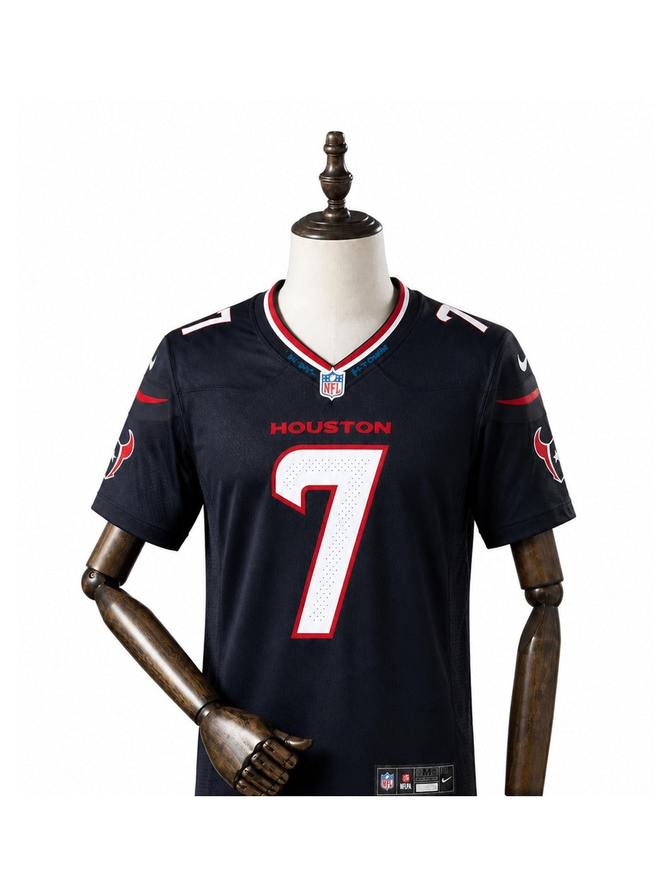 Camisa Houston Texans Home (Titular) NFL frente manequim fundo branco