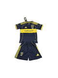 Camisa 2025-26 Boca Juniors Home Infantil frente fundo branco