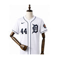Detroit Tigers MLB – Camisa Oficial Primeira (Home) frente manequim fundo branco