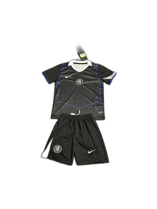 Camisa 2025-26 Chelsea III Infantil frente fundo branco