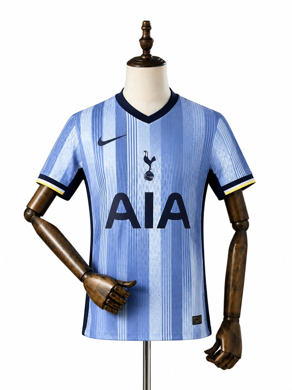 Camisa Tottenham Hotspur - 2º Uniforme Jogador 2024/25 frente manequim fundo branco