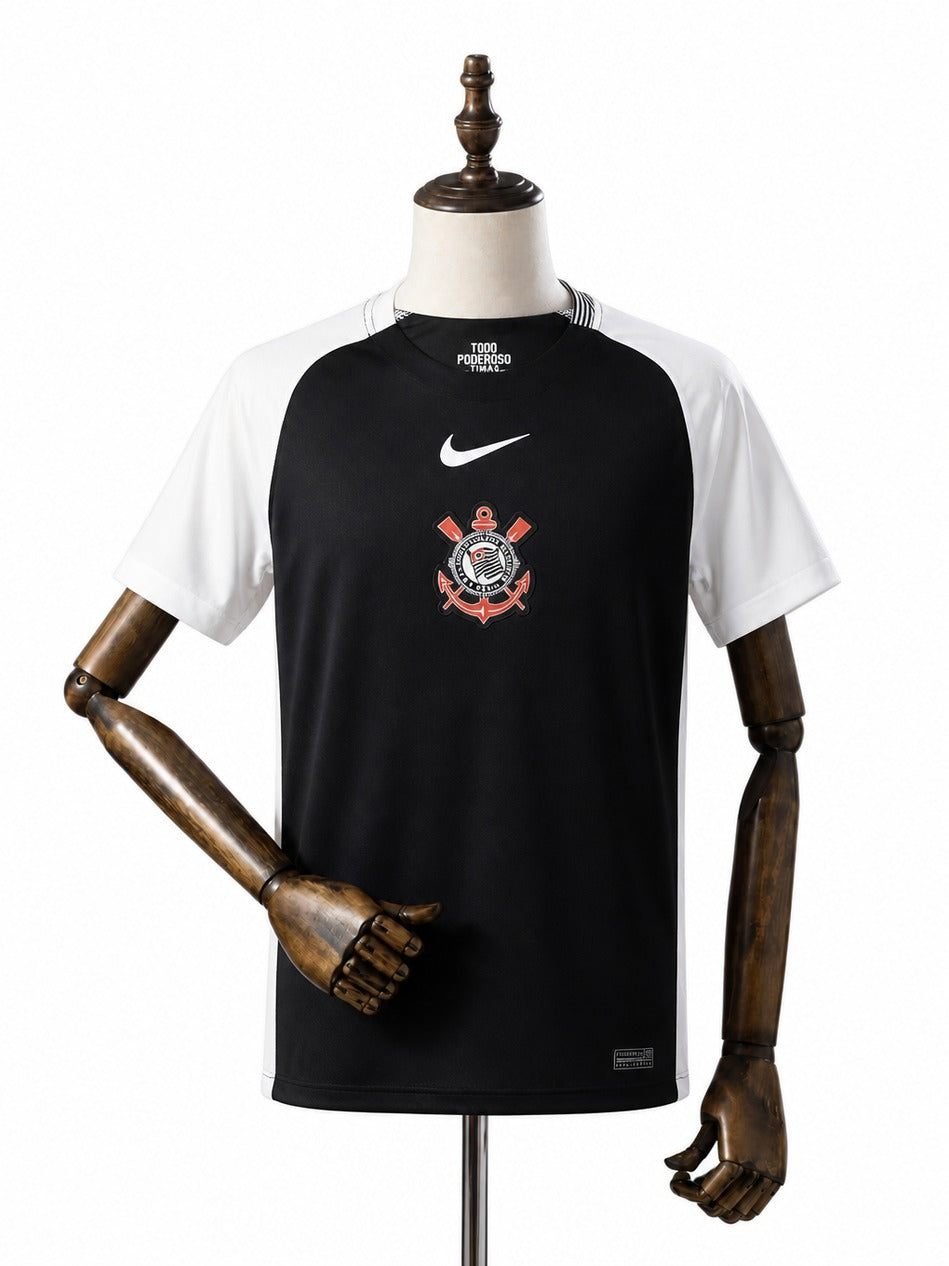 Camisa Corinthians – 2º Uniforme Torcedor 2026 frente manequim