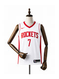Camiseta NBA Houston Rockets - 1ª Camisa (Home) frente manequim fundo branco padronizada