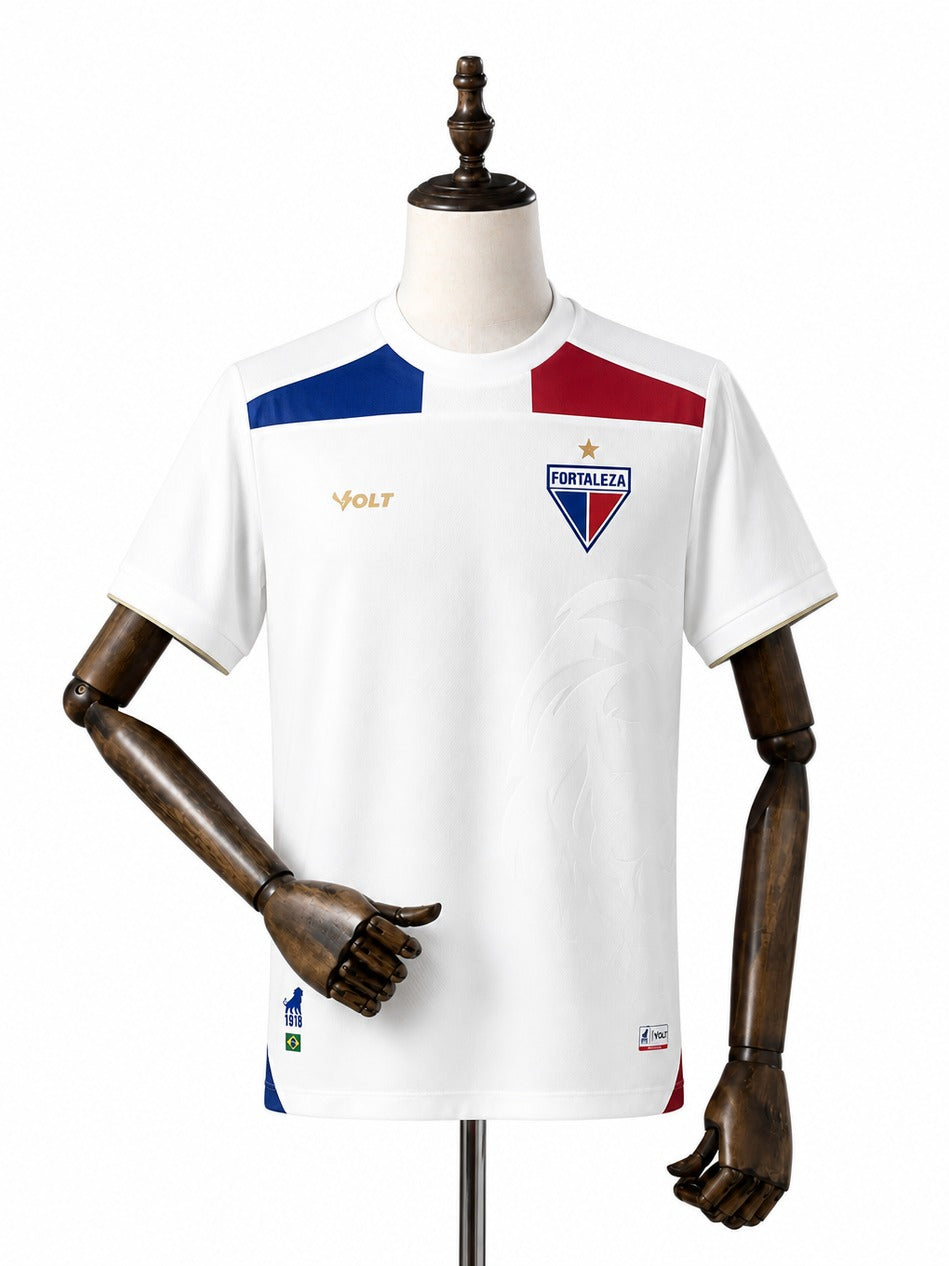 Camisa Fortaleza - 2º Uniforme Torcedor Sem Patch 2025/2026 frente manequim