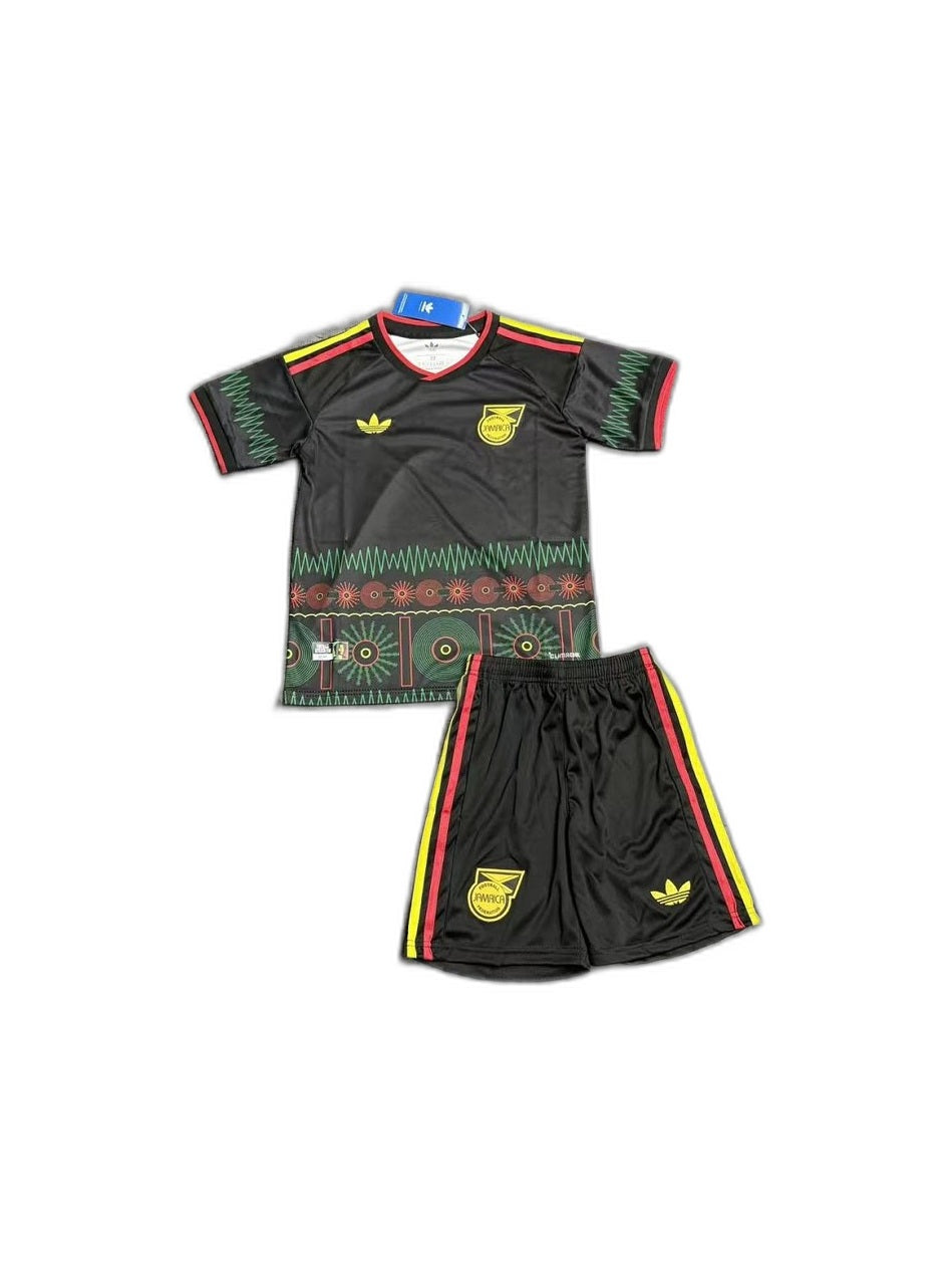 Camisa 2026-27 Jamaica Away Infantil frente fundo branco