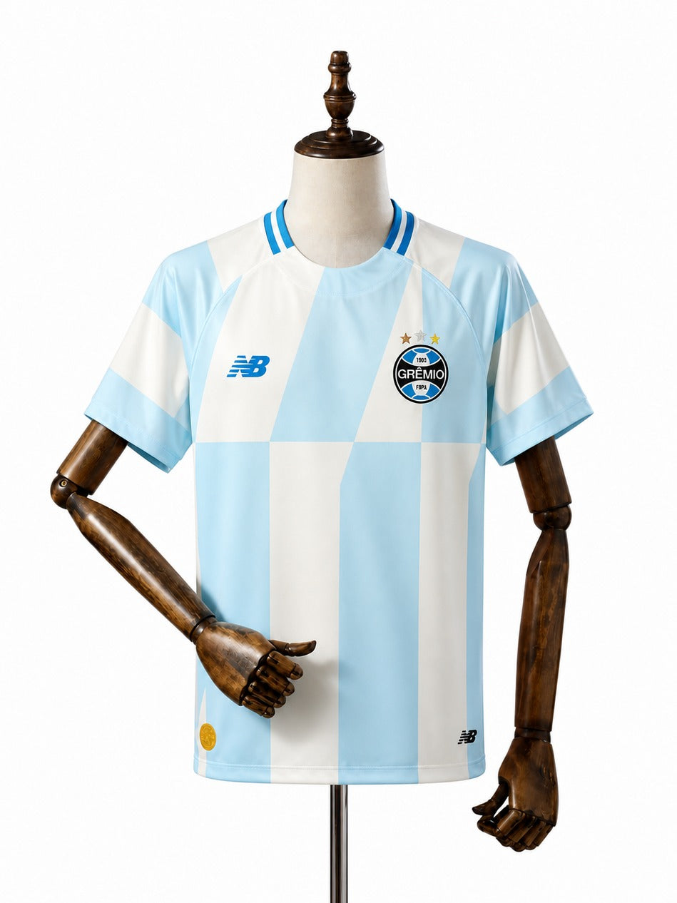 Camisa Grêmio - 2º Uniforme Torcedor Sem Patch 2026/2027 frente manequim
