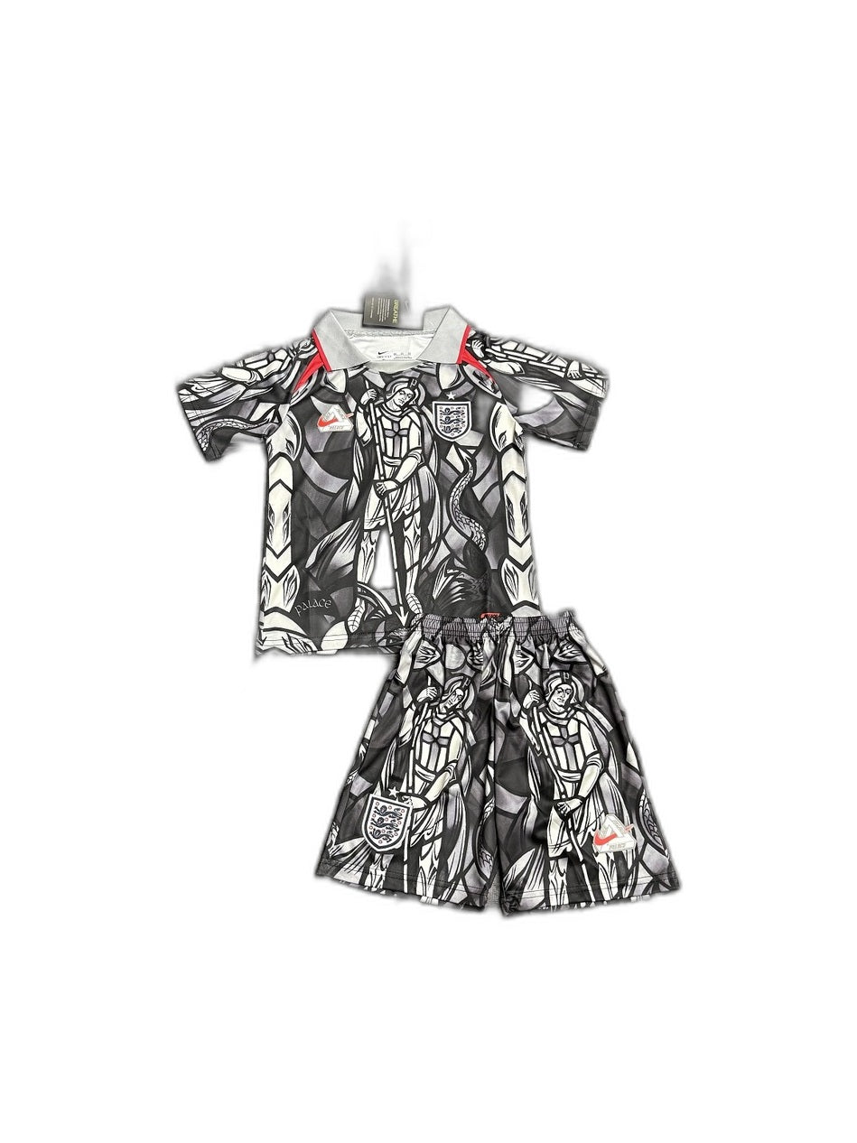Camisa 2026-27 England Infantil frente fundo branco