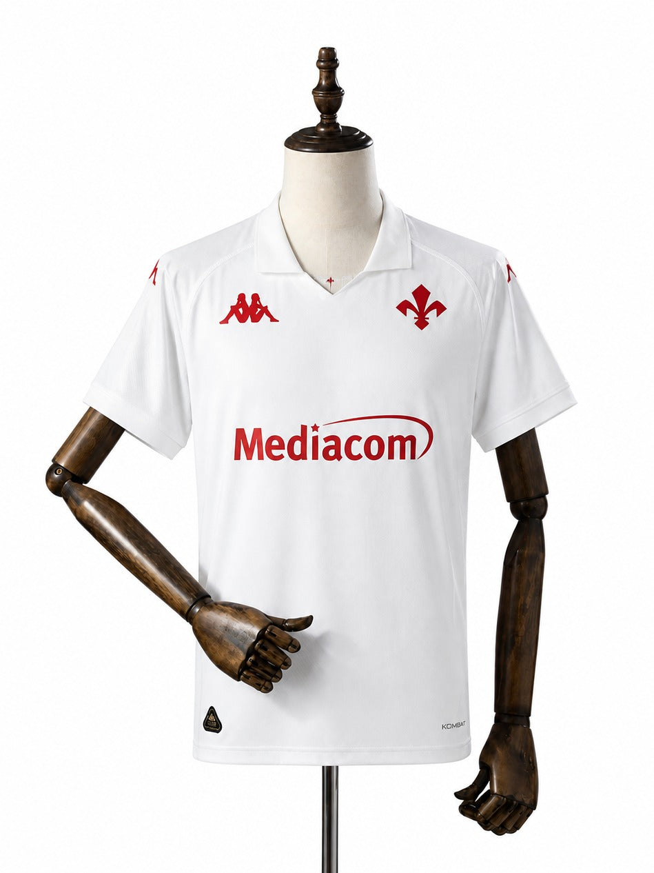 Camisa Fiorentina - 2º Uniforme Torcedor 2024/25 frente manequim fundo branco