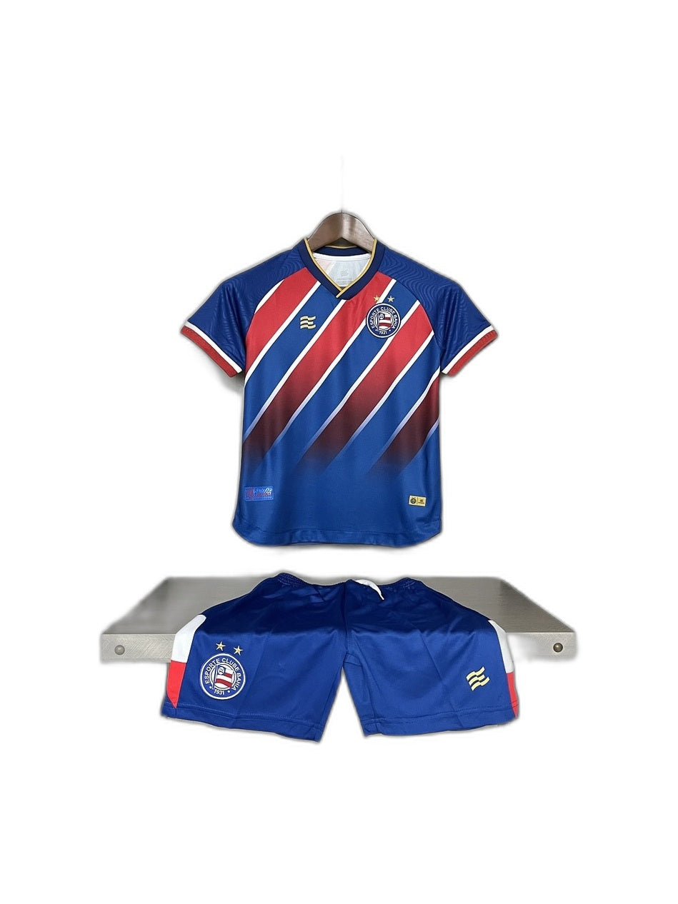 Camisa 2024-25 Bahia II Infantil frente fundo branco