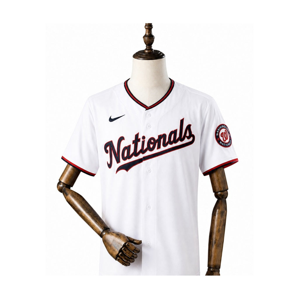 Washington Nationals MLB – Camisa Oficial Primeira (Home) frente manequim fundo branco