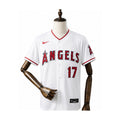 Los Angeles Angels MLB – Camisa Oficial Primeira (Home) frente manequim fundo branco