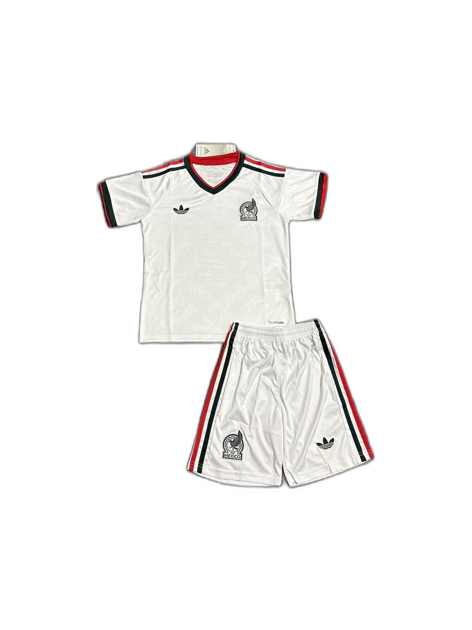 Camisa 2026 Mexico away Infantil frente fundo branco