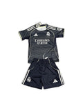 Camisa 2025-26 Real Madrid away jersey Infantil frente fundo branco