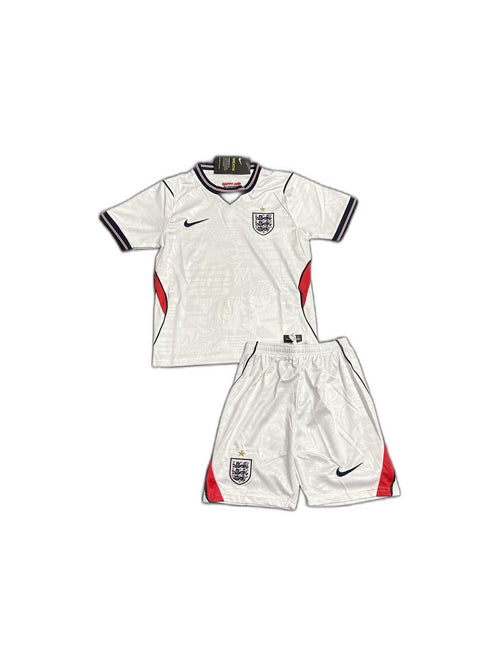 Camisa 2026-27 England Home Infantil frente fundo branco