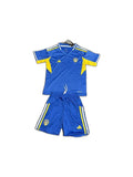 Camisa 2025-26 Leeds United Away Infantil frente fundo branco