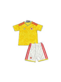 Camisa 2026 Colombia home jersey Infantil frente fundo branco