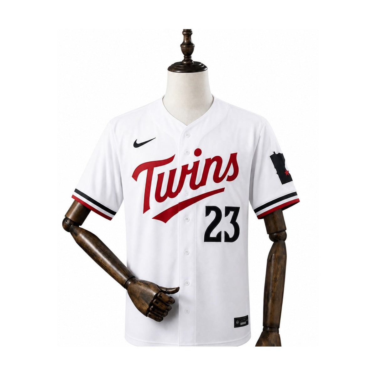 Minnesota Twins MLB – Camisa Oficial Primeira (Home) frente manequim fundo branco