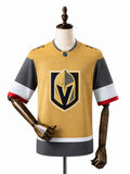 Vegas Golden Knights NHL Jersey – Home & Away frente real web manequim fundo branco