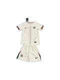 Camisa 2025-26 Chelsea Away Infantil frente fundo branco
