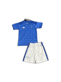 Camisa 2026-27 Cruzeiro Home Infantil frente fundo branco
