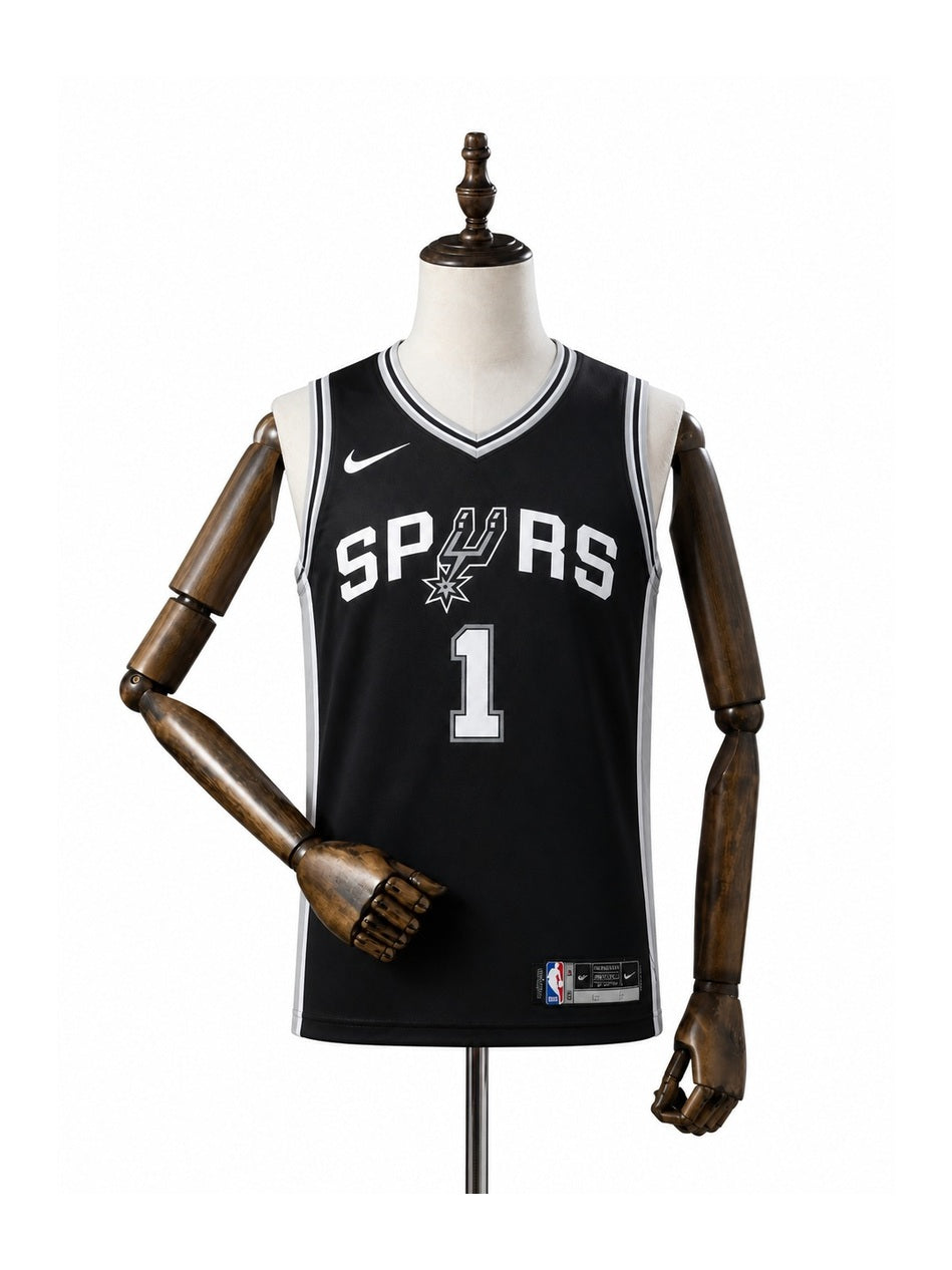 Camiseta NBA San Antonio Spurs - 1ª Camisa (Home) frente manequim fundo branco padronizada