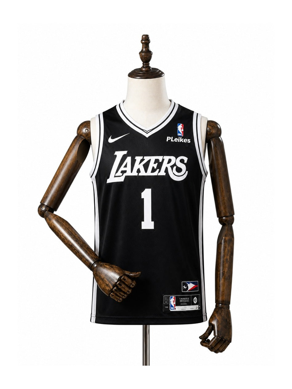 Camiseta NBA Brooklyn Nets - 1ª Camisa (Home) frente manequim fundo branco padronizada