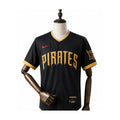Pittsburgh Pirates MLB – Camisa Oficial Segunda (Away) frente manequim fundo branco