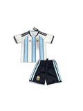 Camisa 2026 Argentina Home Infantil frente fundo branco