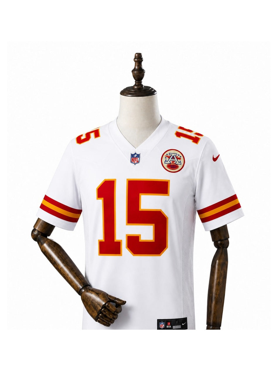 Camisa Kansas City Chiefs Away (Visitante) NFL frente manequim fundo branco