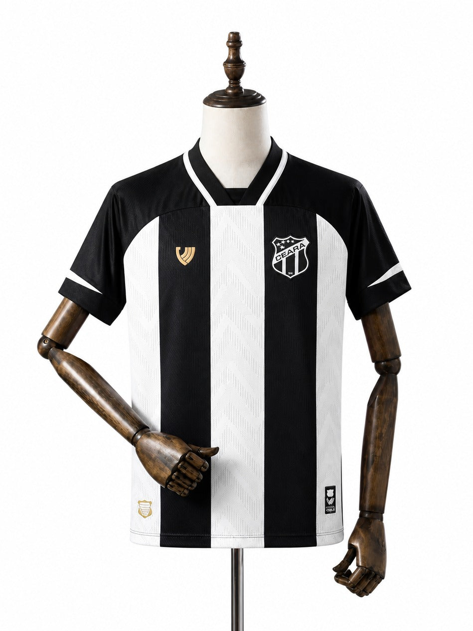 Camisa Ceará - 1º Uniforme Torcedor Sem Patch 2025/2026 frente manequim