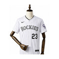 Colorado Rockies MLB – Camisa Oficial Primeira (Home) frente manequim fundo branco
