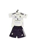 Camisa 2025-26 Manchester United Away Infantil frente fundo branco