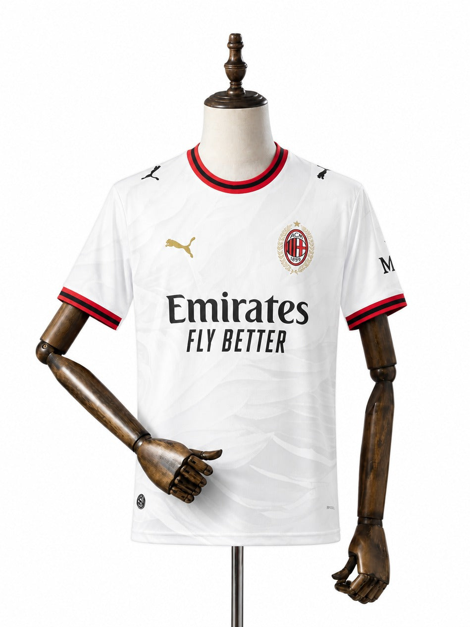 Camisa Milan - 2º Uniforme Torcedor 2026/27 frente manequim fundo branco