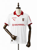 Camisa Braga - 2º Uniforme Torcedor 2025/26 frente manequim fundo branco