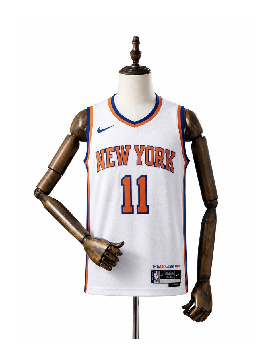 Camiseta NBA New York Knicks - 2ª Camisa (Away) frente manequim fundo branco padronizada