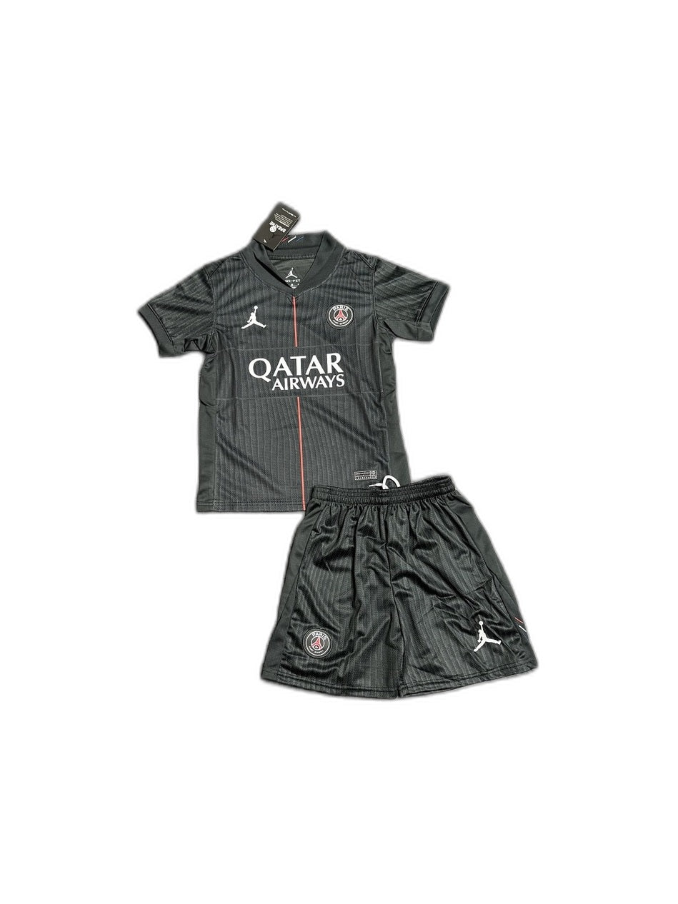 Camisa 2025-26 PSG IIII Infantil frente fundo branco