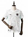 Camisa Seleção Áustria - 1º Uniforme Torcedor 2026 frente manequim fundo branco
