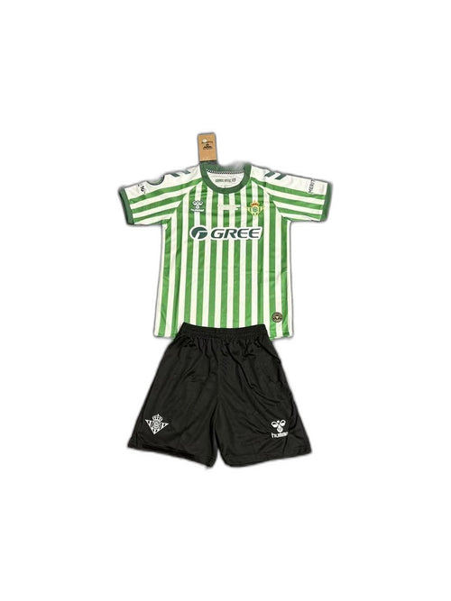 Camisa 2025-26 Real Betis Infantil frente fundo branco