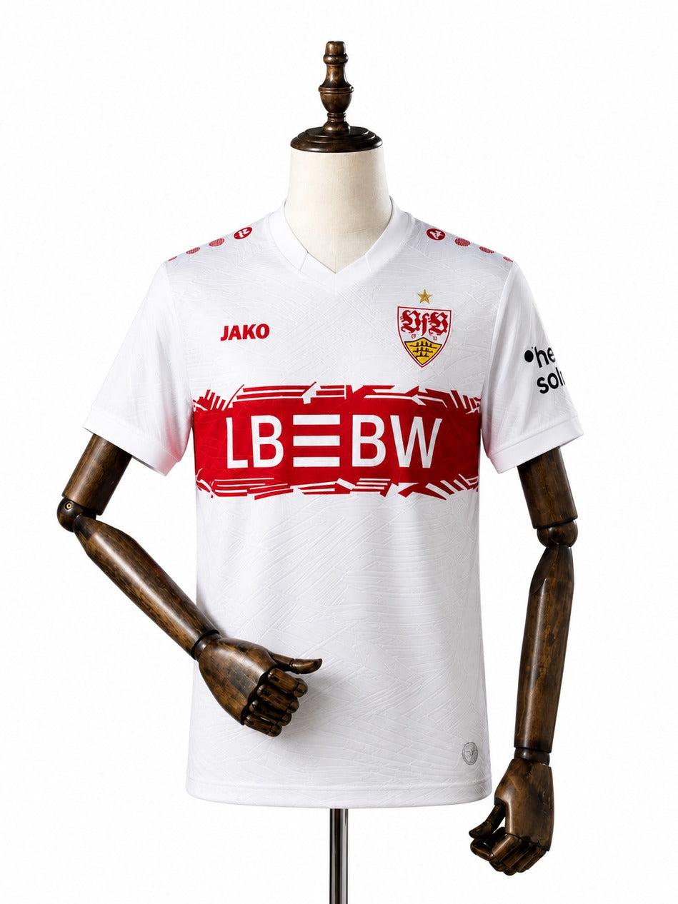 Stuttgart Jersey - Home Kit 2026 frente manequim fundo branco
