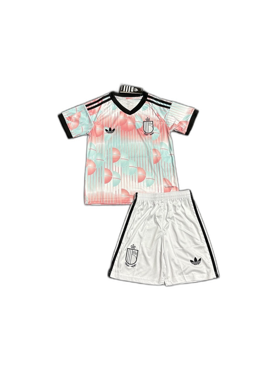 Camisa 2026-27 Belgium Away Infantil frente fundo branco