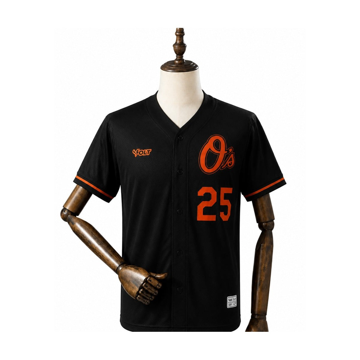 Baltimore Orioles MLB – Camisa Oficial Segunda (Away) frente manequim fundo branco