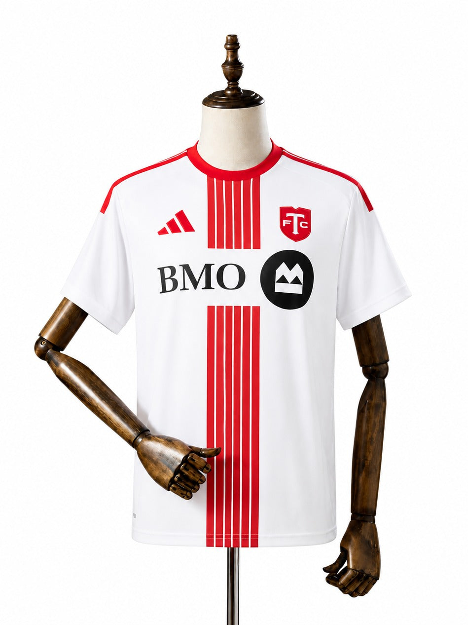 Camisa Toronto - 2º Uniforme Torcedor 2026 frente manequim fundo branco