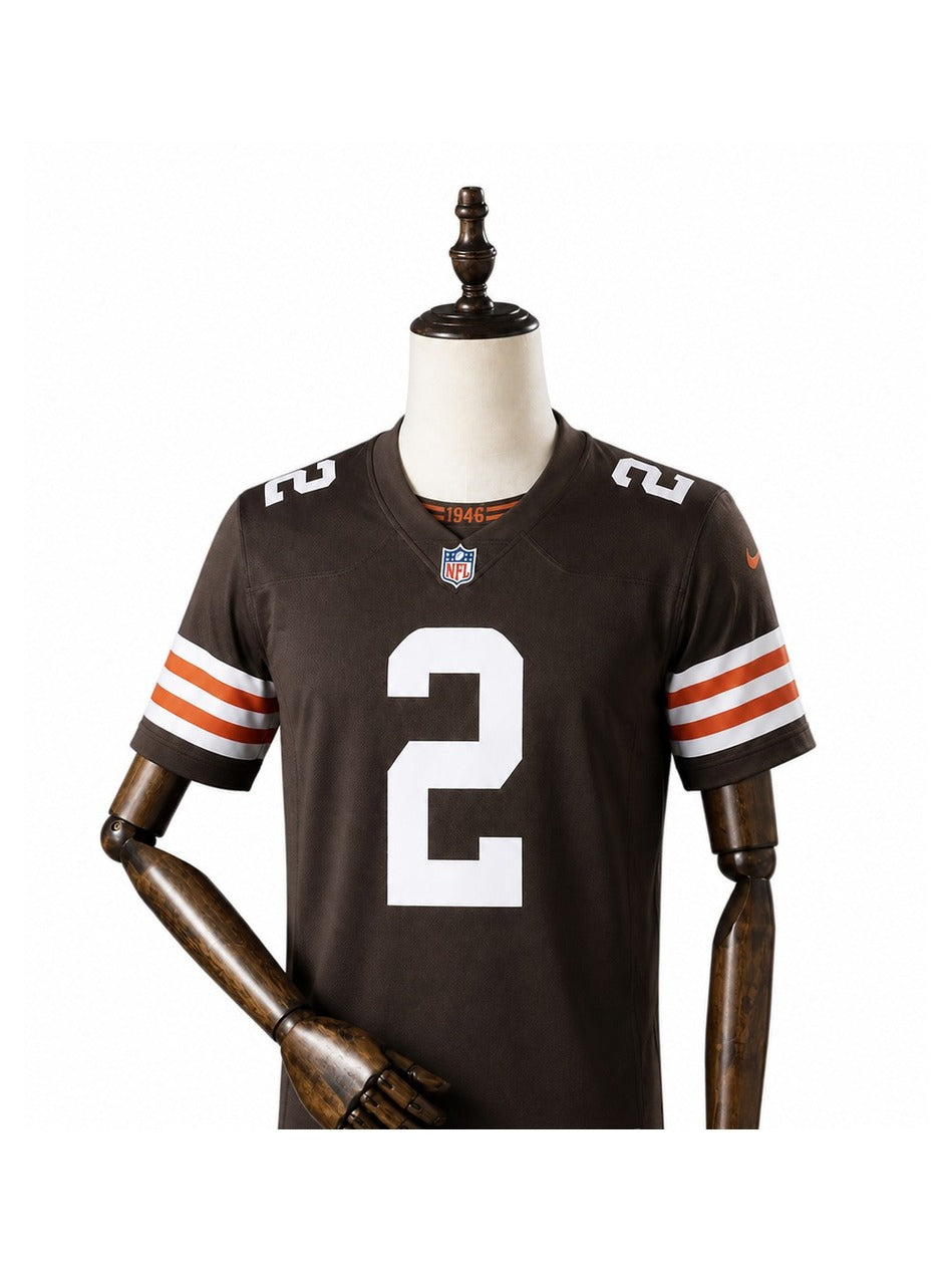 Camisa Cleveland Browns Home (Titular) NFL frente manequim fundo branco