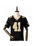 Camisa New Orleans Saints Home (Titular) NFL frente manequim fundo branco