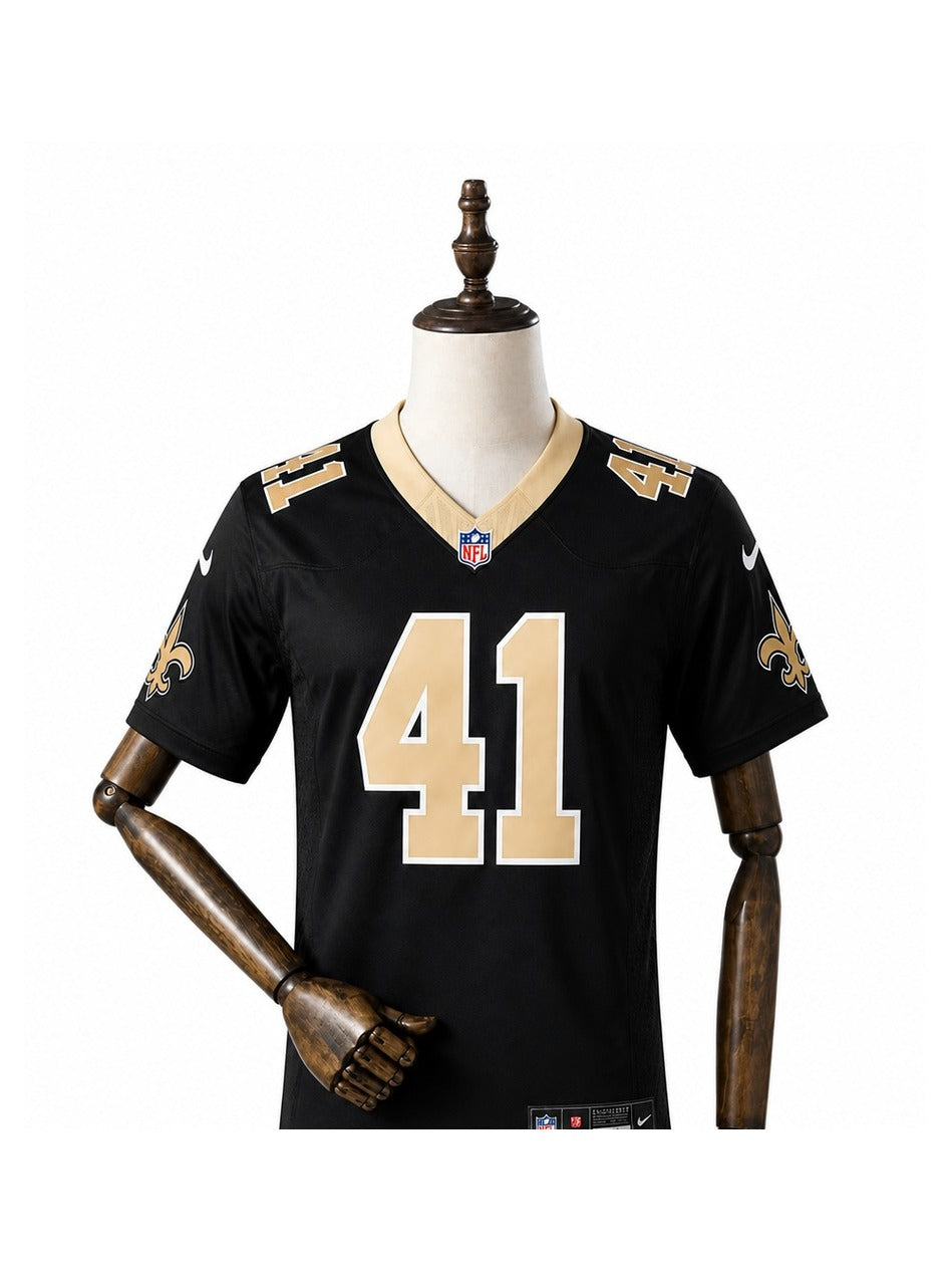 Camisa New Orleans Saints Home (Titular) NFL frente manequim fundo branco