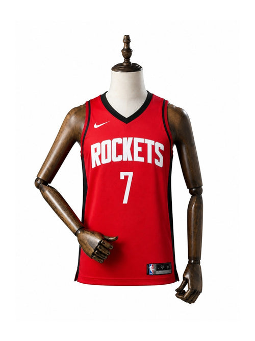 Camiseta NBA Houston Rockets - 2ª Camisa (Away) frente manequim fundo branco padronizada