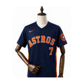 Houston Astros MLB – Camisa Oficial Segunda (Away) frente manequim fundo branco