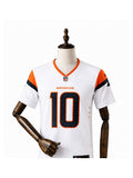 Camisa Denver Broncos Away (Visitante) NFL frente manequim fundo branco